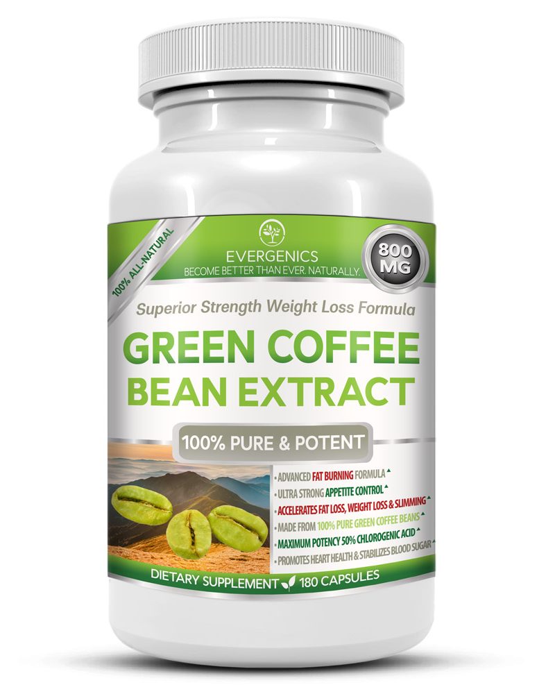 Evergenics Green Coffee Bean Extract Weight Loss Formula • Superior ...